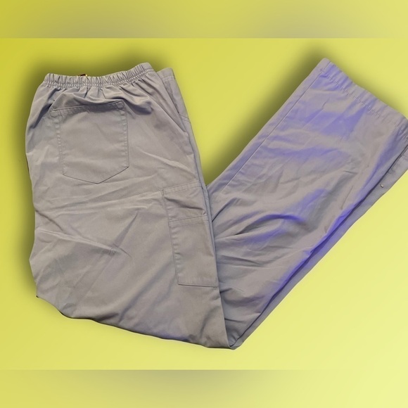 Wonderwink Drawstring Cargo Scrub Pants- 2X TALL - Picture 3 of 4